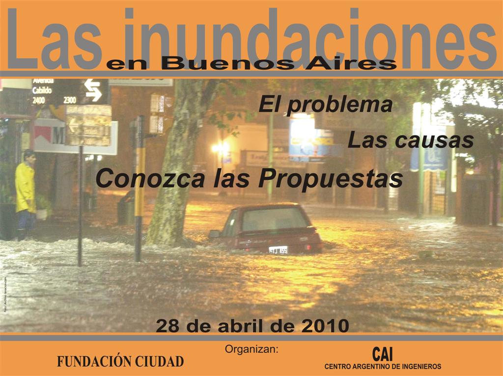 Reunion "Las inundaciones en Buenos Aires"